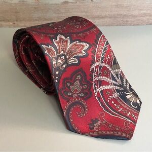 Ketch Classic Paisley Red 58” Tie